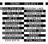 NFL Football screenshot 4 for GameBoy